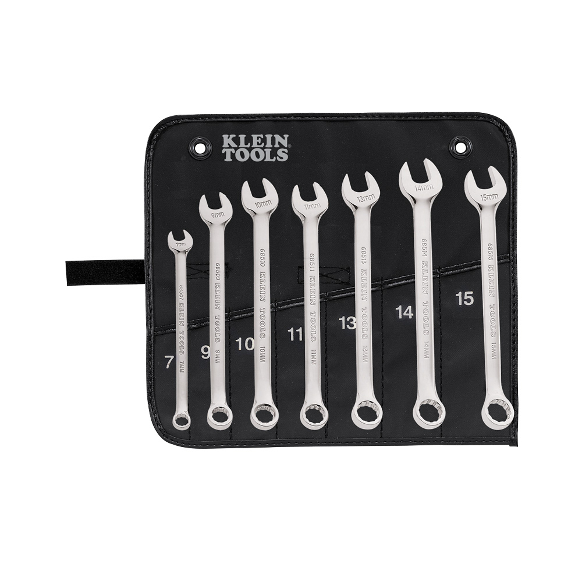 Klein Tools, Combination Wrench Set, Metric, 7-Piece, Model# 68500